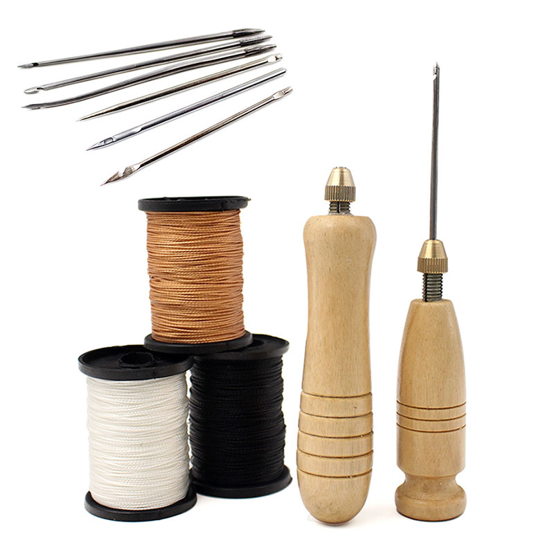 Leatherwork Awl - 1 Conjunto de Ferramentas para Costura