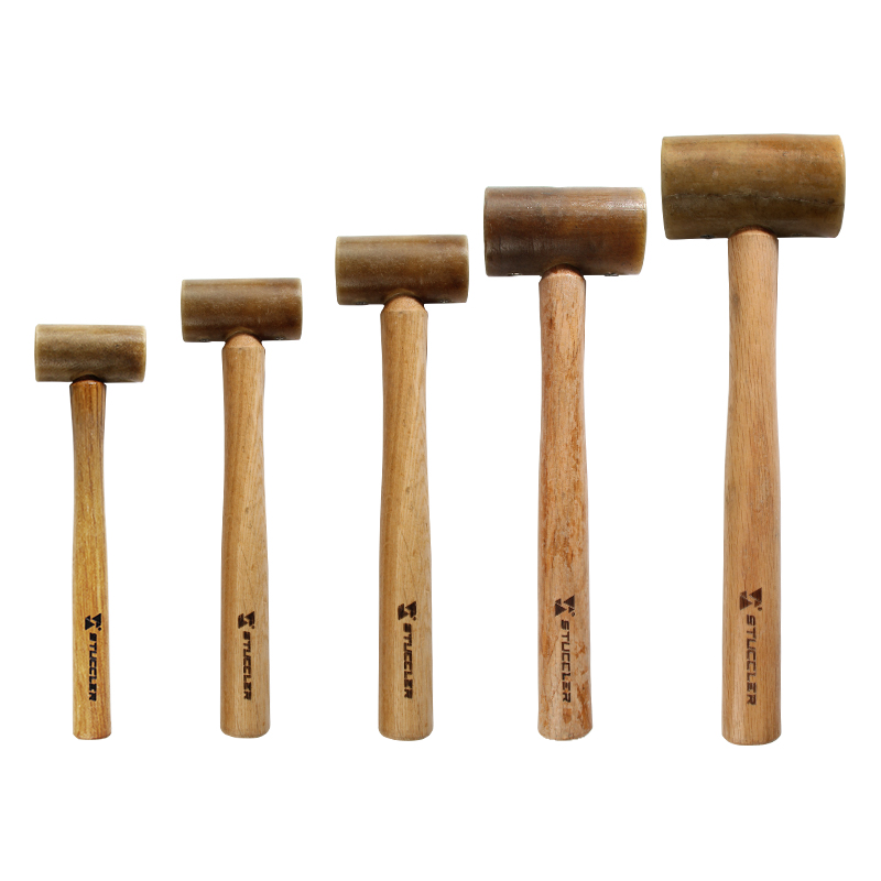 Mallet Rawhide Craft - Stuccler mallet de couro bruto jóias