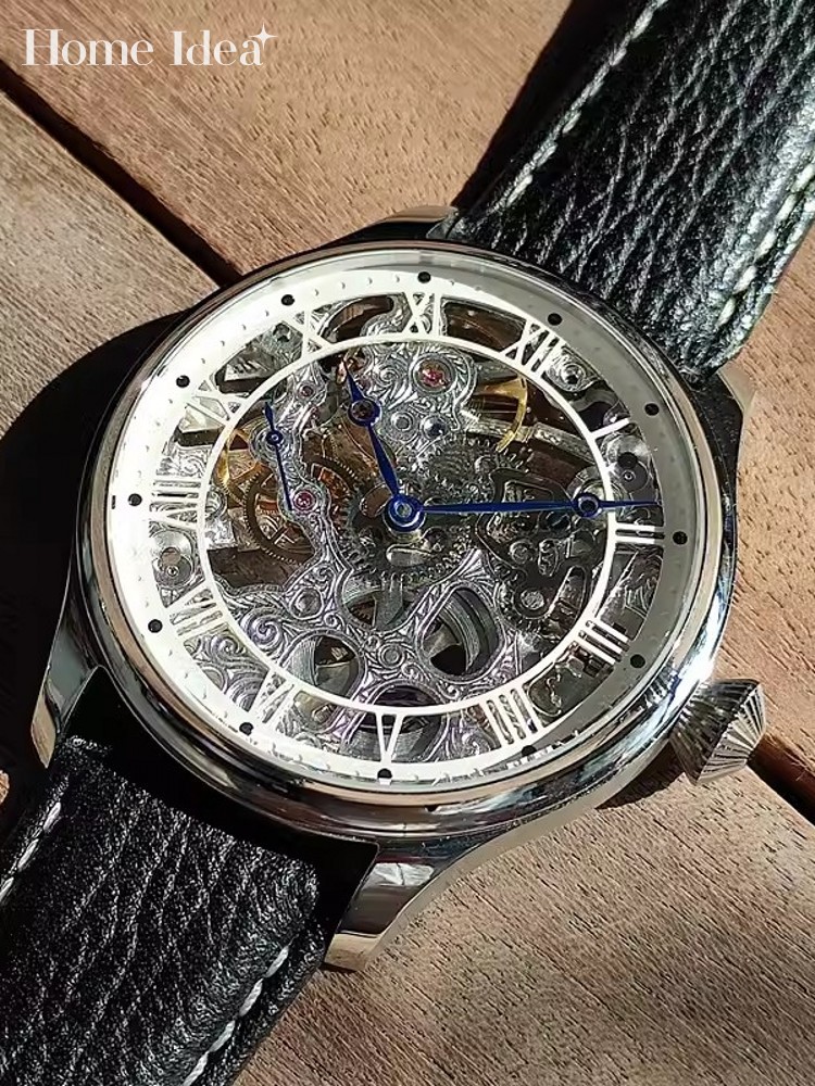 Leatherwork Ideas - Relógios Mecânicos Masculinos de Moda com