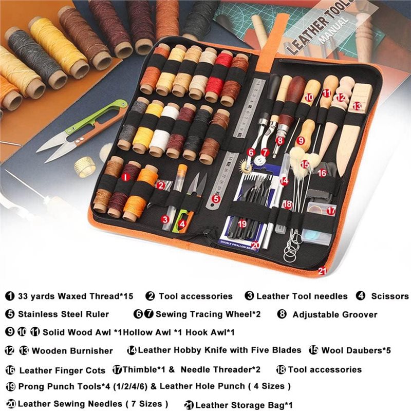 Kit de Ferramentas para Trabal - Leatherwork Awl avaliação e preço
