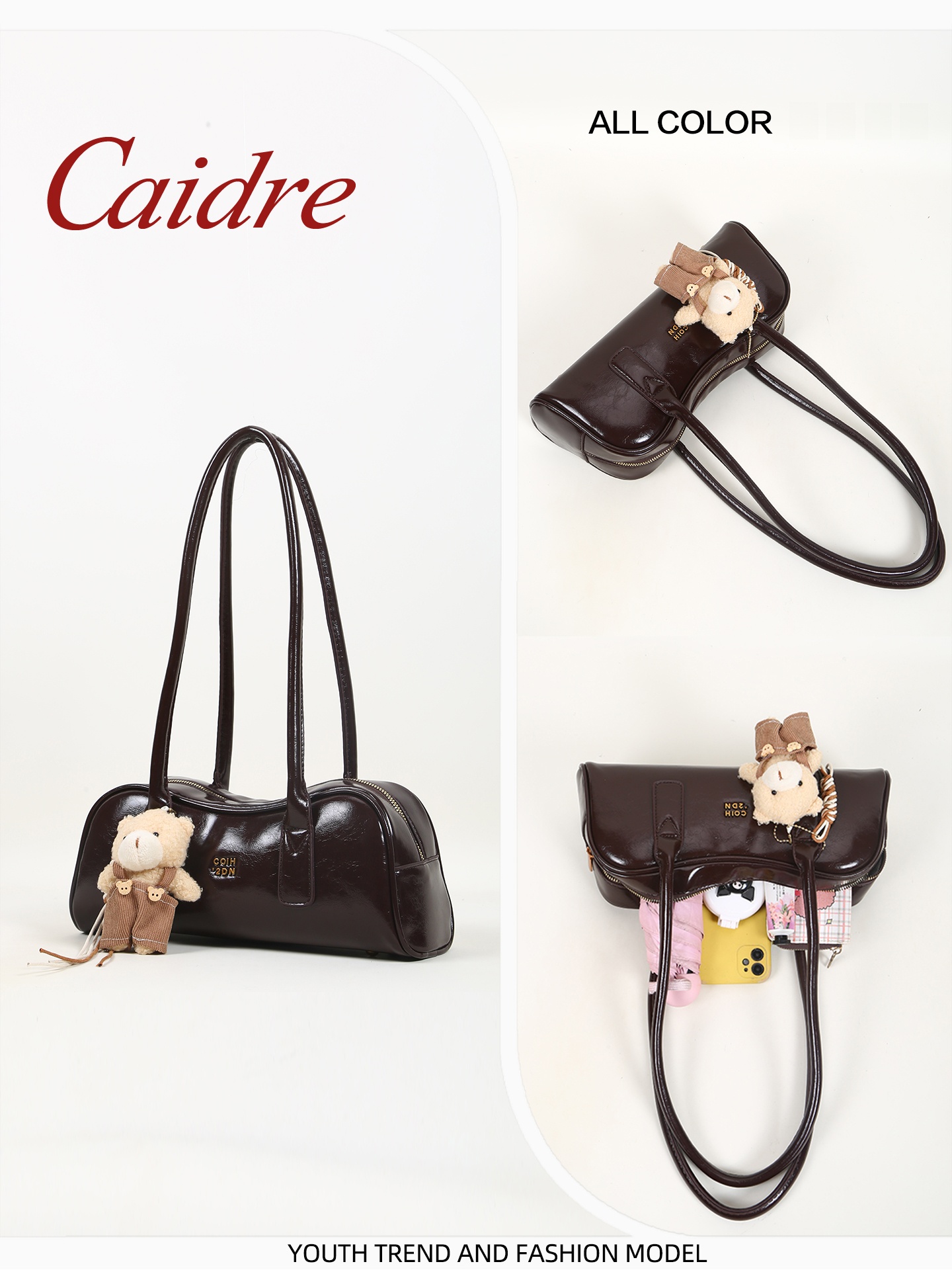 Bolsa de Ombro Feminina Caidre - Leather Work Japan avaliação e preço