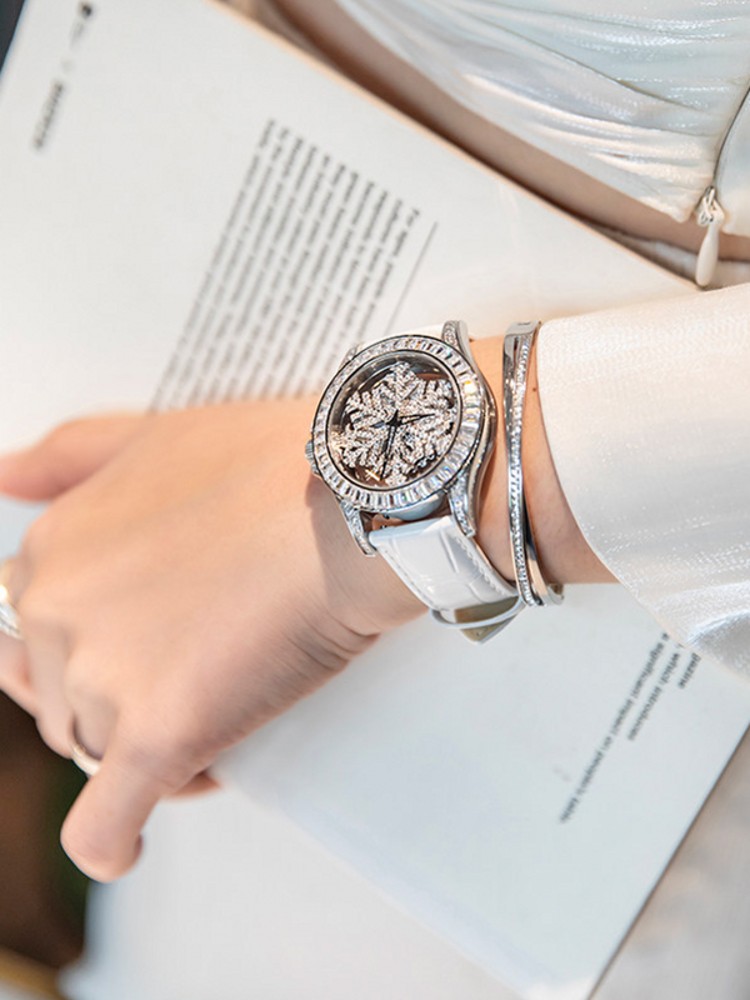 Relógio de Quartzo com Diamant - Leatherwork Ideas avaliação e preço