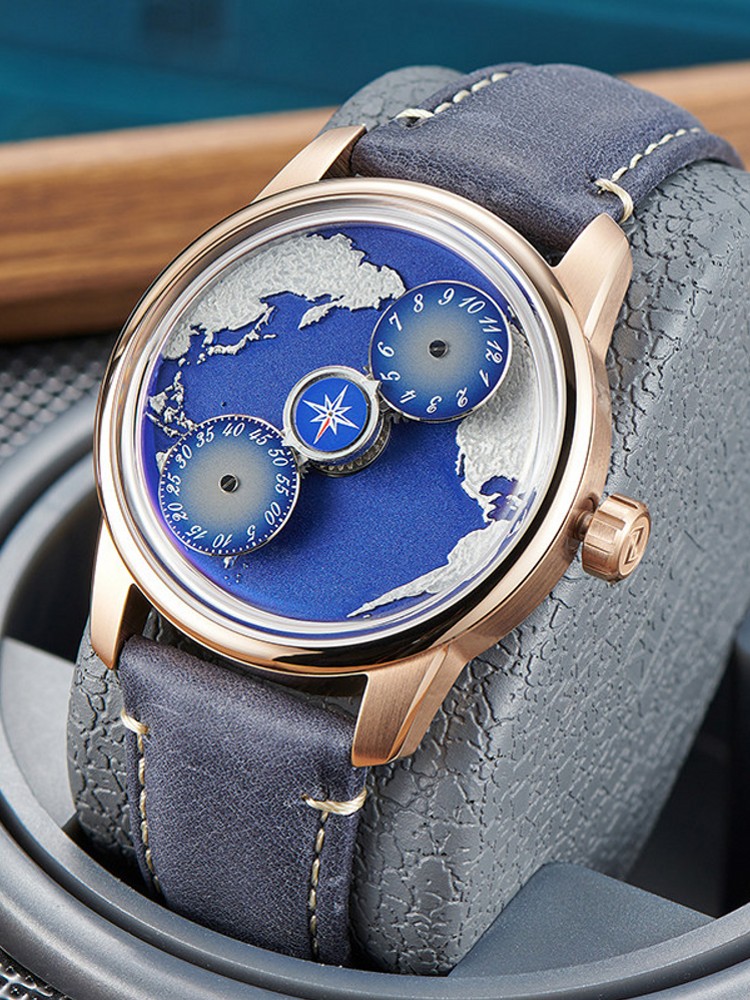 Relógios de Pulso Mecânicos Au - Leatherwork Ideas avaliação e preço