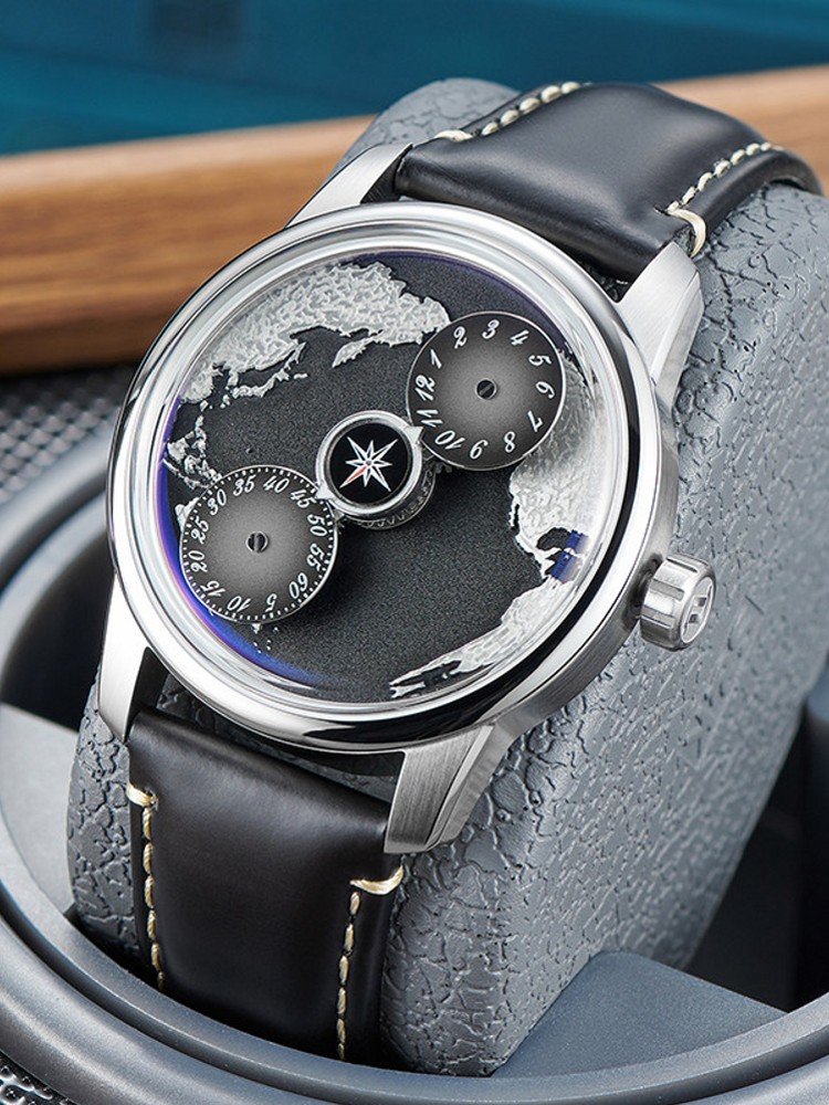 Relógios de Pulso Mecânicos Au - Leatherwork Ideas avaliação e preço